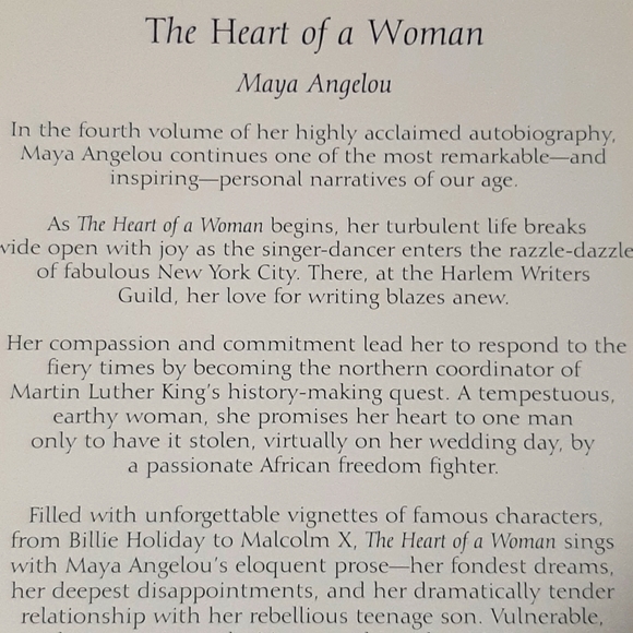The Heart of a Woman Book by Maya Angelou - Picture 3 of 5
